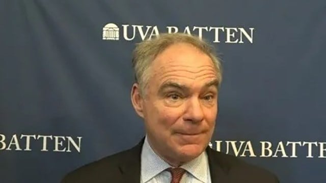 Kaine reacts to firing of Secretary of Defense Mark Esper