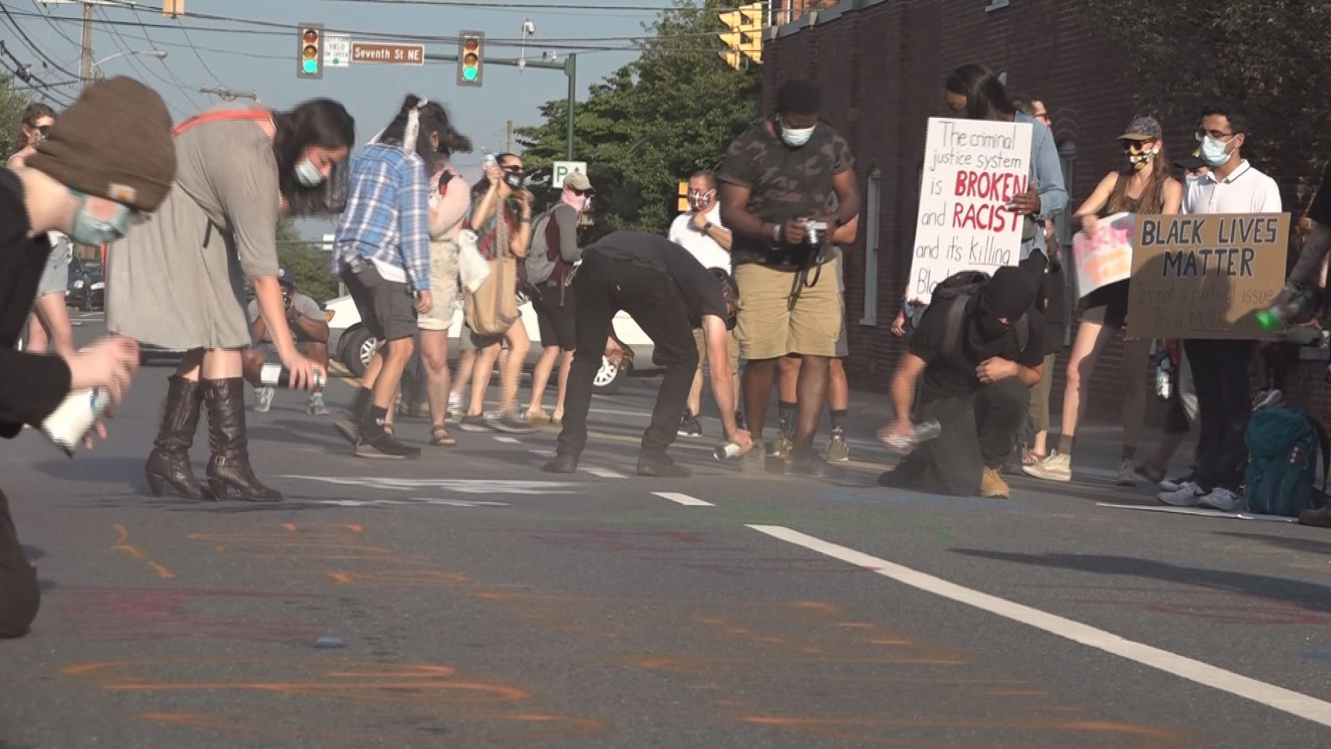 Community leaders say vandalism does not represent the Black and Brown