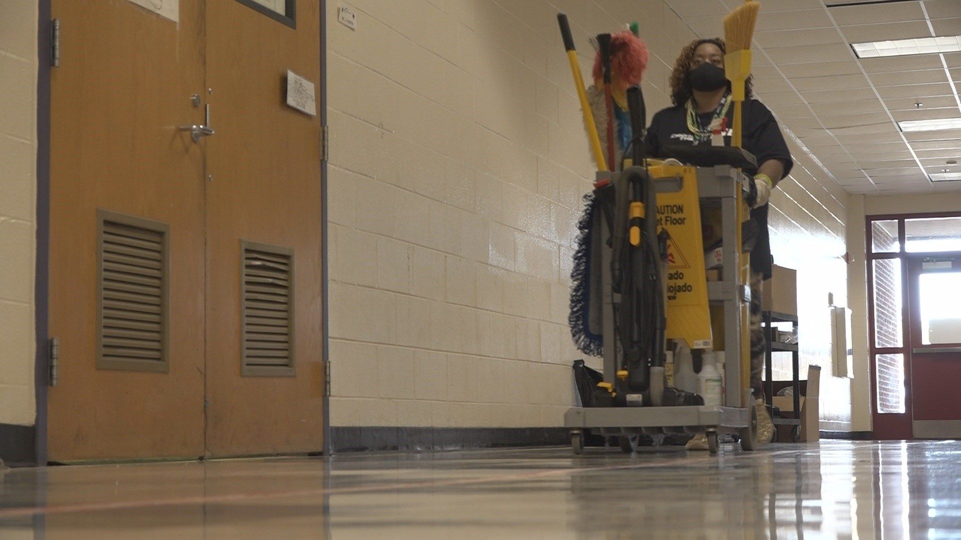 Custodian raises school spirit despite personal battles