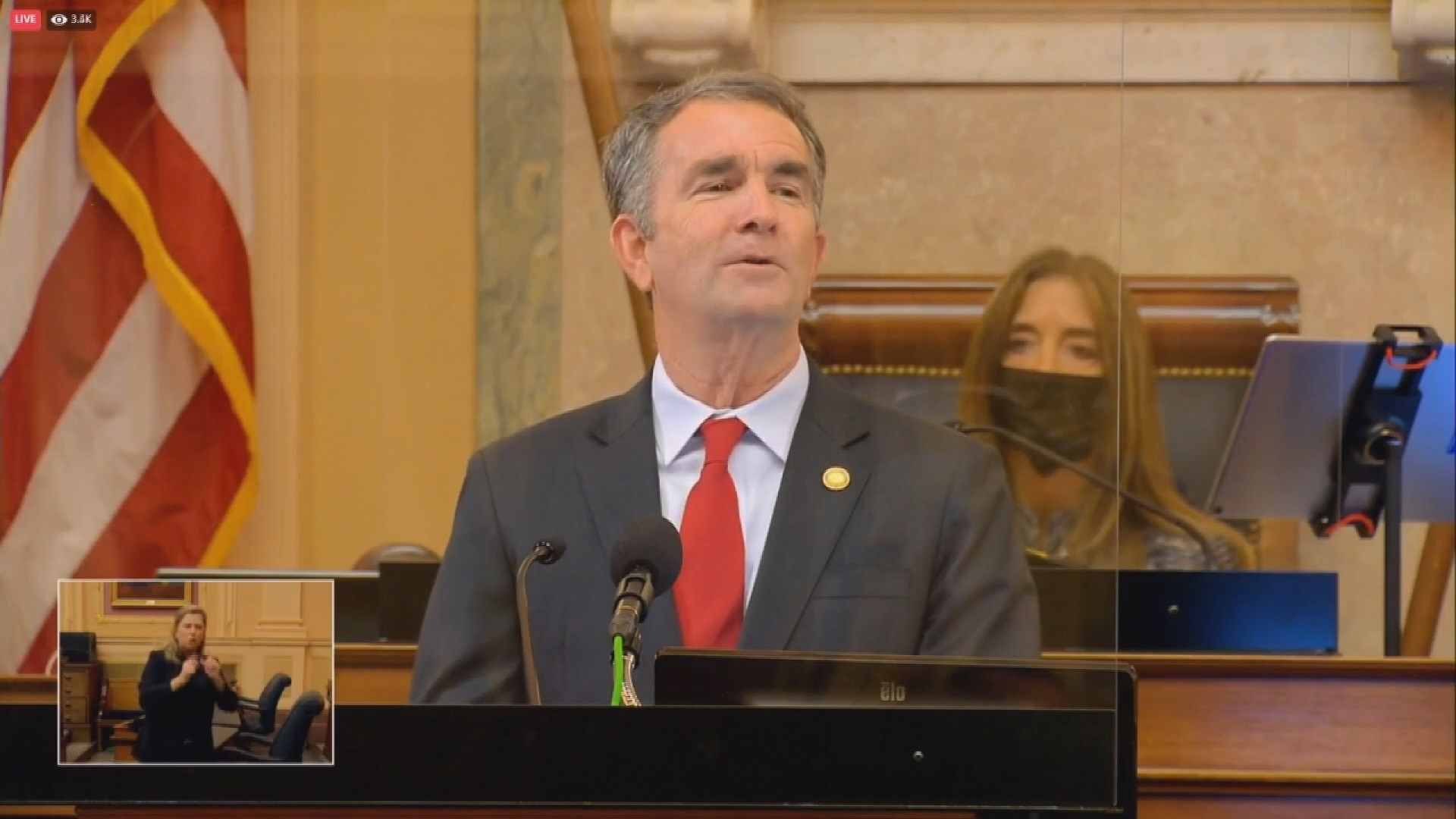 Northam delivers 'State of the Commonwealth' address