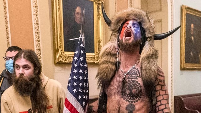 Man who wore horns in U.S. Capitol riot moved to Virginia jail -