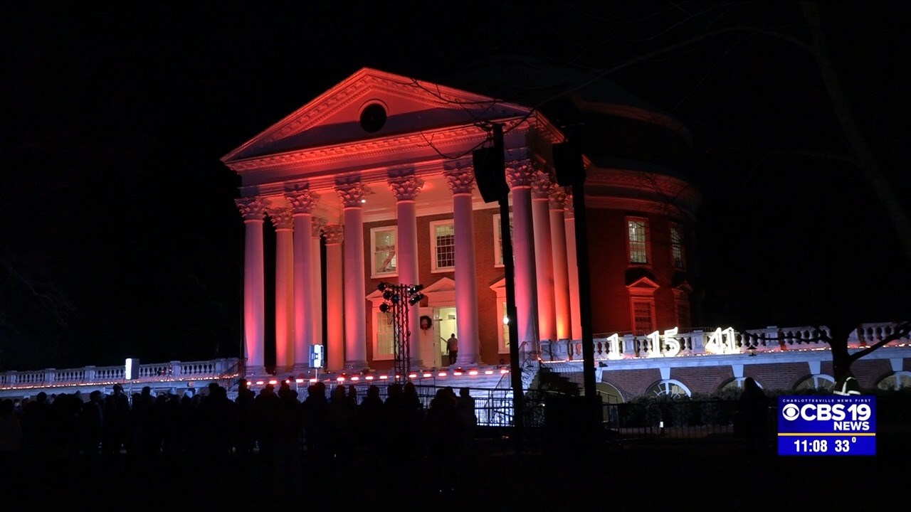 uva lighting of the lawn