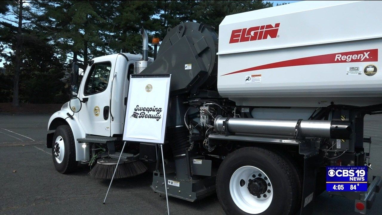 Meet Sweeping Beauty Albemarle County's newest street sweeper